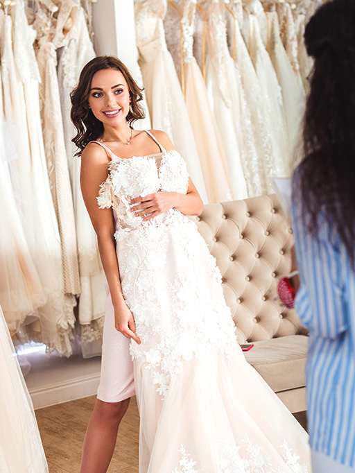1er essayage - showroom robe de mariée 78 Rambouillet